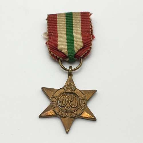 WW2 - The `Italy Star` Miniature Medal