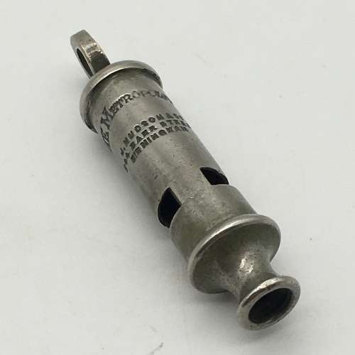 Vintage `Metropolitan` Whistle (J. Hudson and Co.)