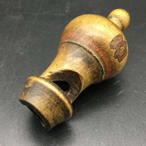 Rare - Victorian `Wooden Round` Whistle (James Dixon)