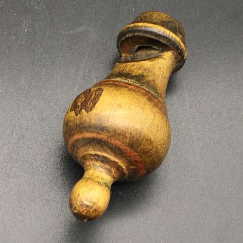 Rare - Victorian `Wooden Round` Whistle (James Dixon)