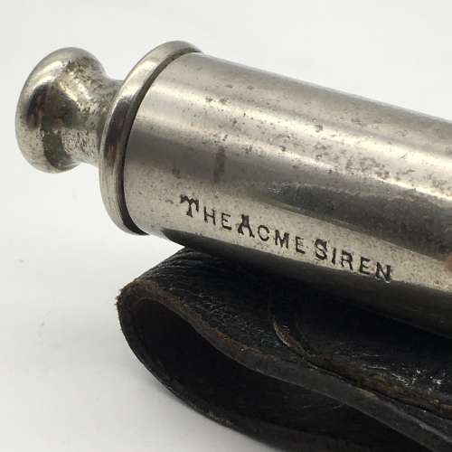 Scarce - Antique `The Acme Siren` Whistle (Hudson`s Patent)