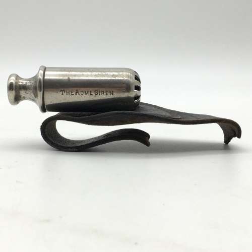Scarce - Antique `The Acme Siren` Whistle (Hudson`s Patent)
