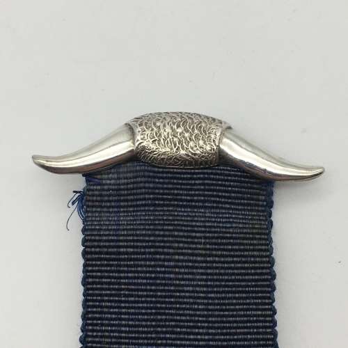 Early Silver and Enamel `R.A.O.B.-PRIMO` Masonic Medal/Jewel