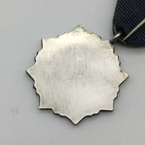 Early Silver and Enamel `R.A.O.B.-PRIMO` Masonic Medal/Jewel