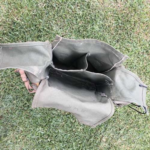 Scarce `US Marine Corps` Field/Backpack with Metal Frame (WW1/Korean War)