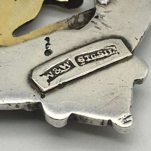 Vintage Solid Silver Scottish Clan Badge