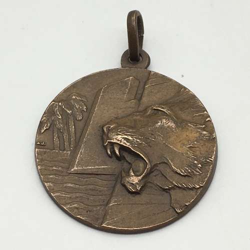 Pre-WW2 Scarce Italian `DIVISIONE SPECIALE LAGHI` Medal