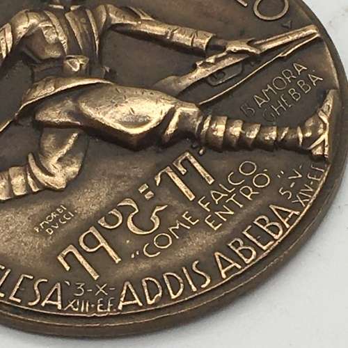 Pre-WW2 Scarce Italian `Ethiopian/Somaliland` Campaign Medal