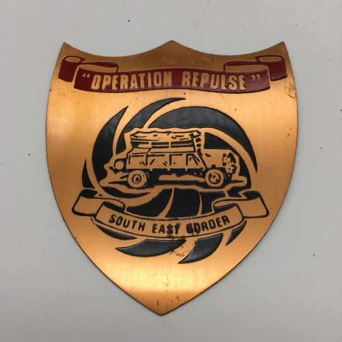 Rhodesia - Five Operational Copper Plaques