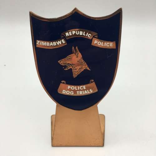 `Zimbabwe Republic Police - Police Dog Trials` Trophy