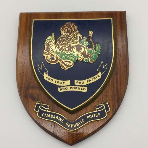 `Zimbabwe Republic Police` (ex-BSAP) Plaque