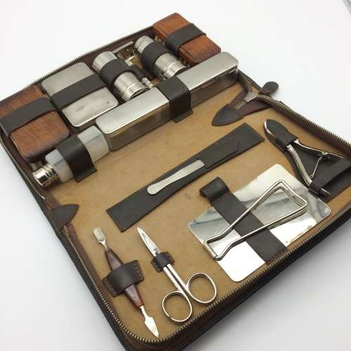 Vintage Mens Toiletry Vanity Case