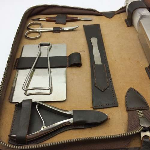 Vintage Mens Toiletry Vanity Case