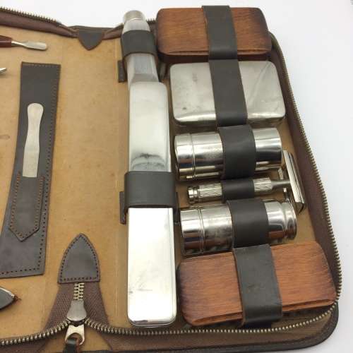 Vintage Mens Toiletry Vanity Case