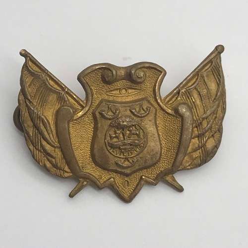 Rare - `Oranje Vrystaat Staats Artillerie` Cap Badge (Prior to 1900)