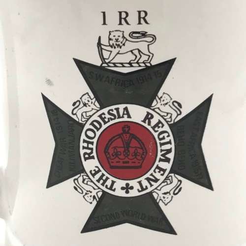 Rhodesia - `1 Rhodesia Regiment` Beer Tankard