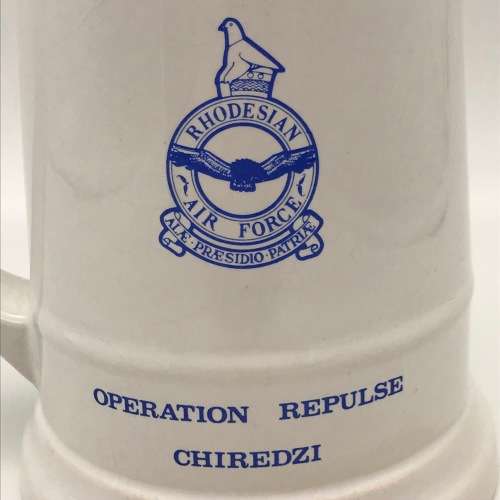 Rhodesia - `Rhodesian Air Force - Operation Repulse` Beer Tankard