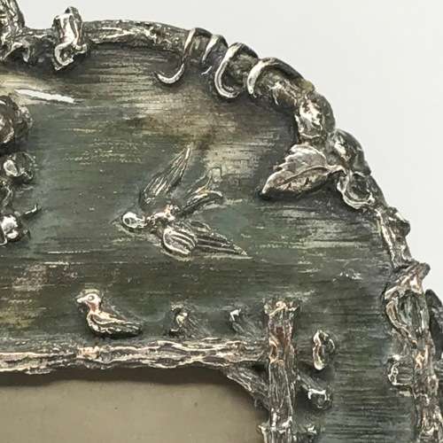 Antique `Cherubs, Birds, Squirrels` Photo Frame