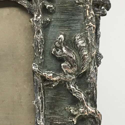 Antique `Cherubs, Birds, Squirrels` Photo Frame
