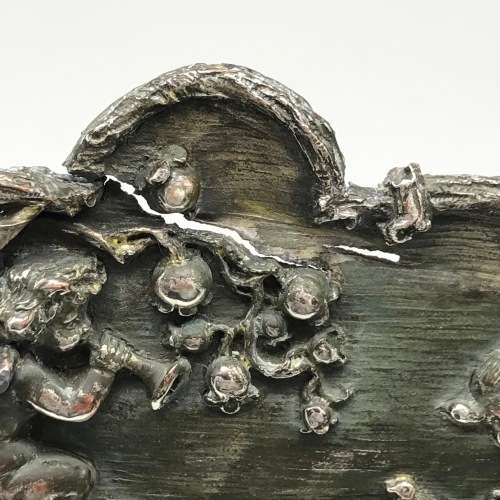 Antique `Cherubs, Birds, Squirrels` Photo Frame