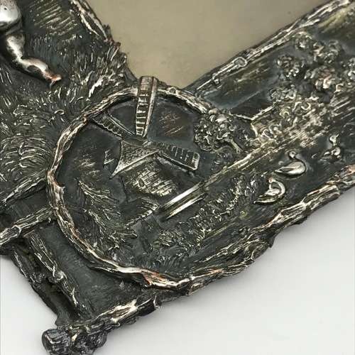 Antique `Cherubs, Birds, Squirrels` Photo Frame
