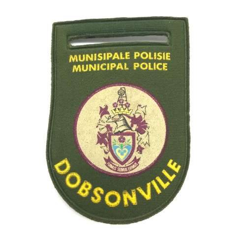 Old South African `Dobsonville Municipal Police` Shoulder Flash