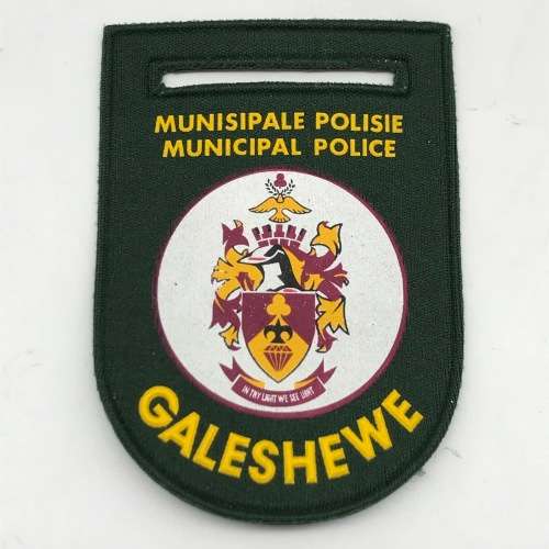 Old South African `Galeshewe Municipal Police` Shoulder Flash