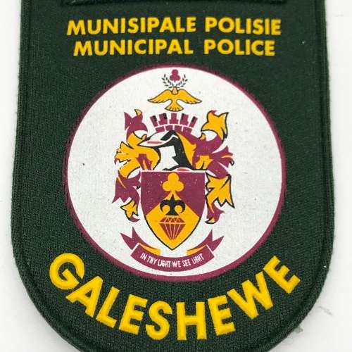 Old South African `Galeshewe Municipal Police` Shoulder Flash