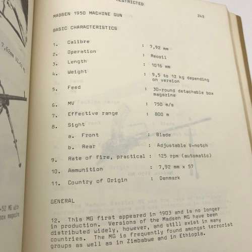 S.A. Border War (Restricted) `Weapons and Equipment` Manuel