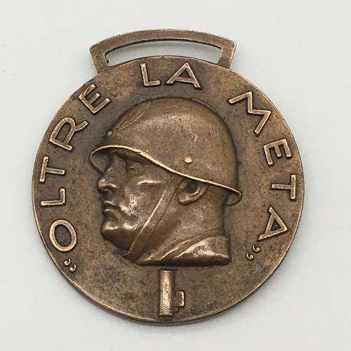WW2 - Italian `Fascist Blackshirt` Medal (Oltre La Meta)