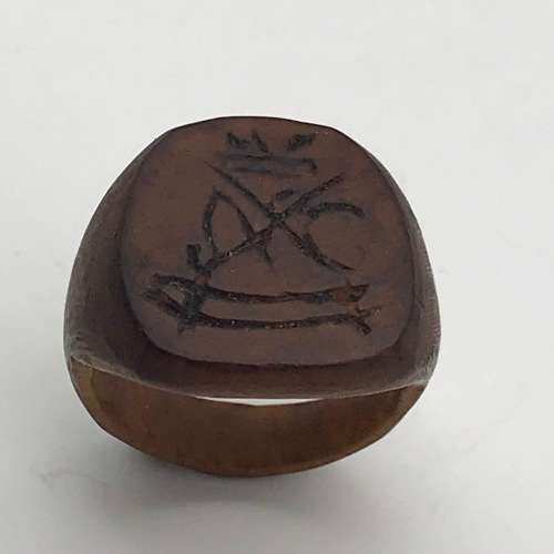 Scarce `POW/Trench Art` Ring (Natal Carbineers)