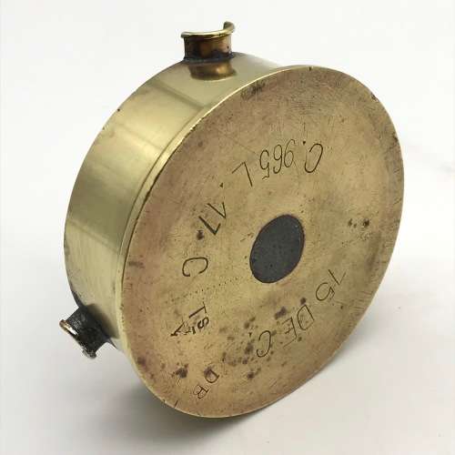 WW2 `POW/Trench Art` Brass Shell Ashtray (Madagascar 1942)