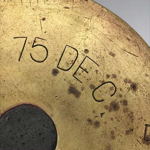 WW2 `POW/Trench Art` Brass Shell Ashtray (Madagascar 1942)