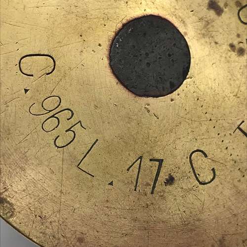 WW2 `POW/Trench Art` Brass Shell Ashtray (Madagascar 1942)
