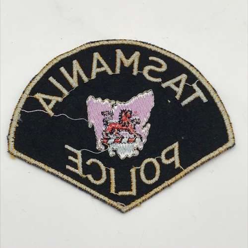 Vintage `Tasmania Police` Shoulder Patch