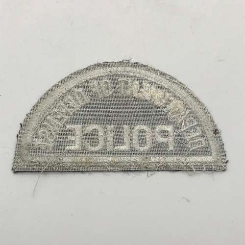 Vintage USA `Department of Defence Police` Shoulder Patch