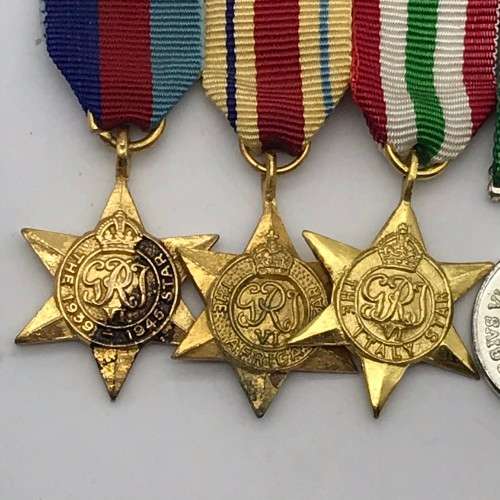 WW2 - Group of Six Miniature Medals