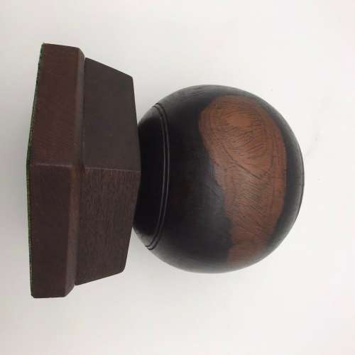 Early Wooden & Silver `Lawn Bowls` Trophy (Col. R.K. McWilliam O.B.E.)