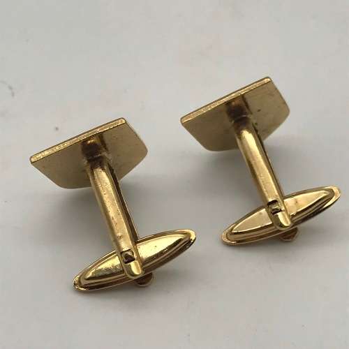 Vintage `Metropolitan Police` Enamel Cufflinks