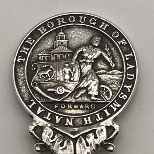 Solid Silver `Borough of Ladysmith` Shooting Spoon