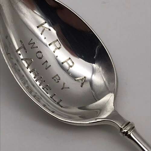 Solid Silver `Borough of Ladysmith` Shooting Spoon