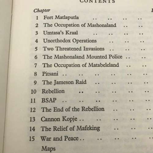 `THE HISTORY OF THE BSAP - VOL. 1` (The First Line of Defence 1889-1903)