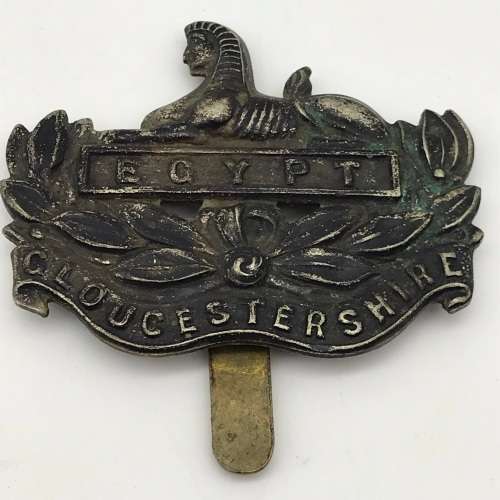 British - `Gloucestershire Regiment` Cap Badge
