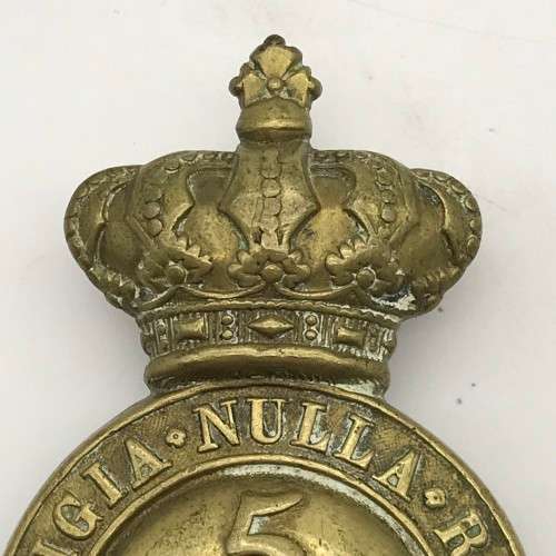 Victorian `5th Dragoon Guards` Martingale Badge