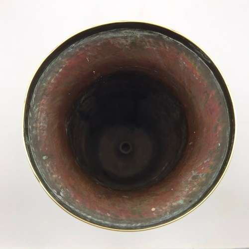 WW2 - Trench Art/POW Brass Artillery Shell