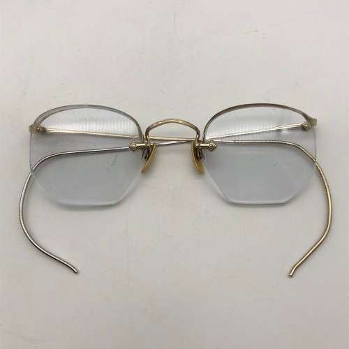 Early Retro Gold-Tone Spectacles (Cased)