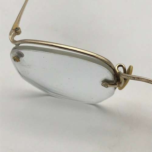 Early Retro Gold-Tone Spectacles (Cased)
