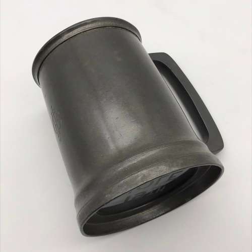 Vintage Pewter `Glass Bottom` Tankard (19TH HOLE)