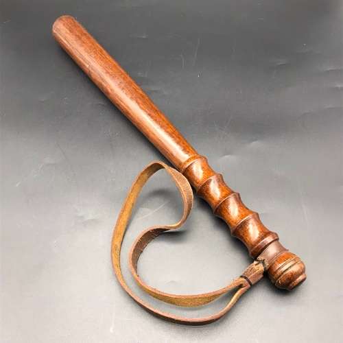 Rhodesia - Early `B.S.A.P.` Truncheon/Baton (Named on Strap