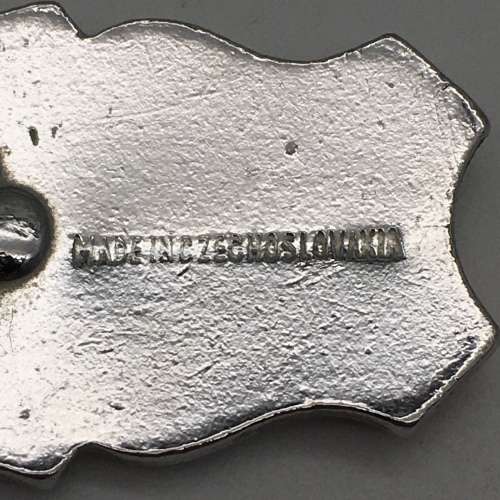 Vintage `Canadian` Enamel Souvenir Spoon (Sault Ste. Marie)